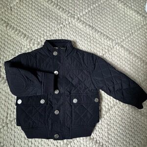 Burberry Kids Quilted Black Jacket - Size 2T